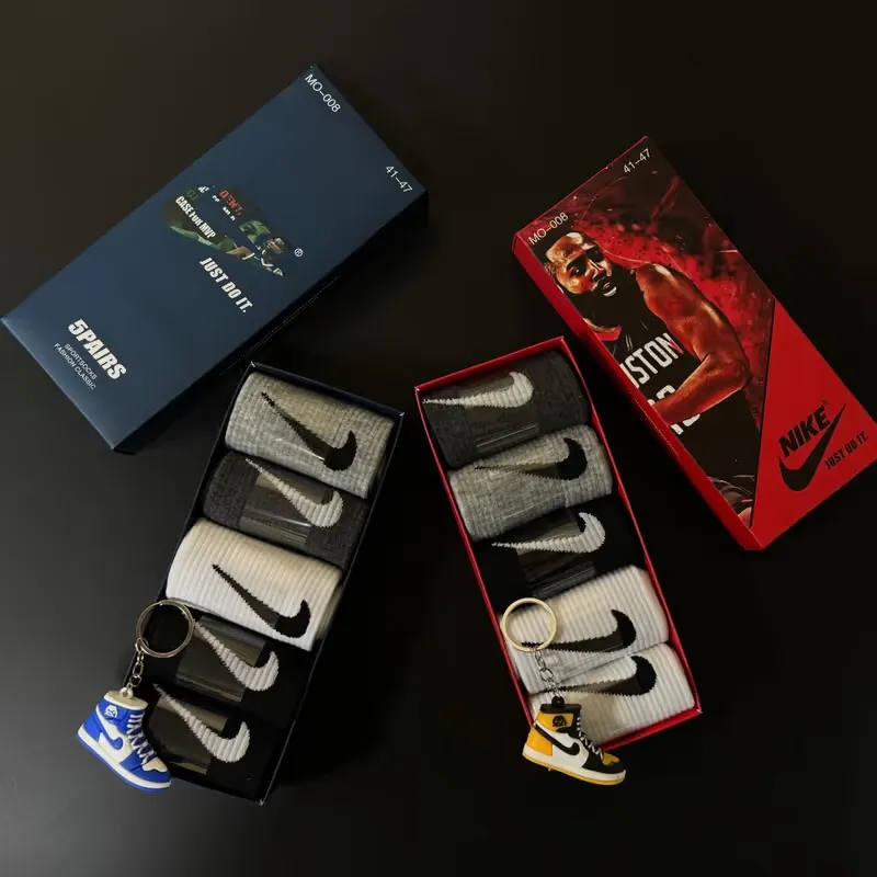 Носки Nike с брелком 5 шт
